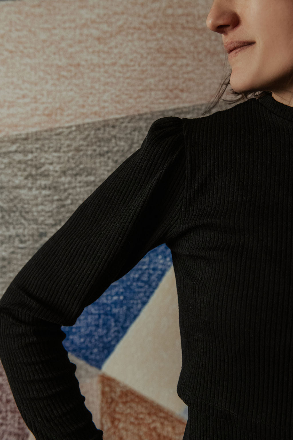 Ava – La Longue Robe Noire D’Allaitement