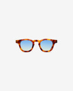 Lunettes de soleil Bruce Ecaille — monture pantos acétate, vue de face