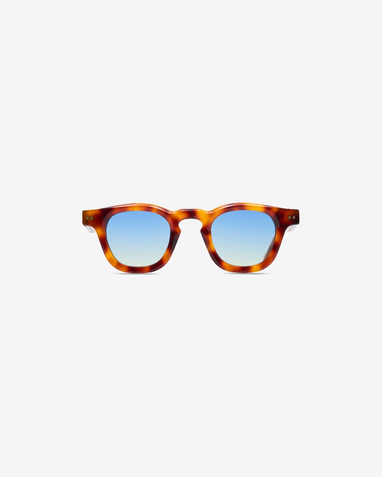 Lunettes de soleil Bruce Ecaille — monture pantos acétate, vue de face