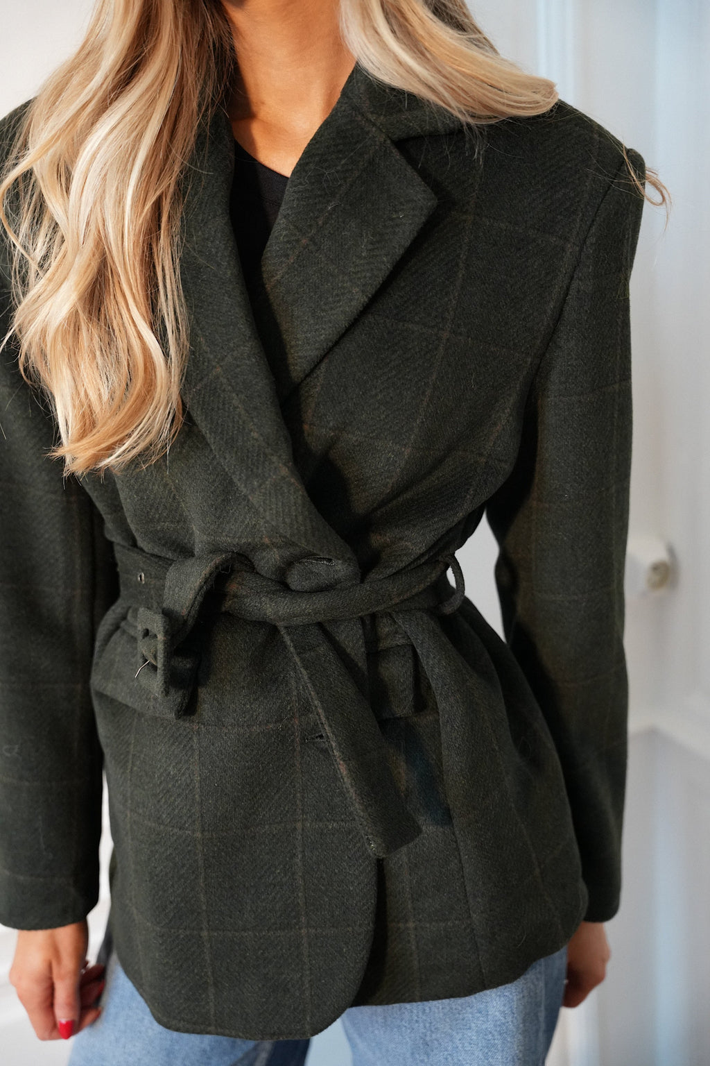 Veste Blazer En Laine Olivia - Vert Sapin