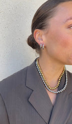 Collier Metal Pearl