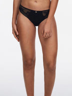 Tanga True Lace - Noir