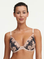 Soutien-Gorge Fleurs Si - Beige Dore