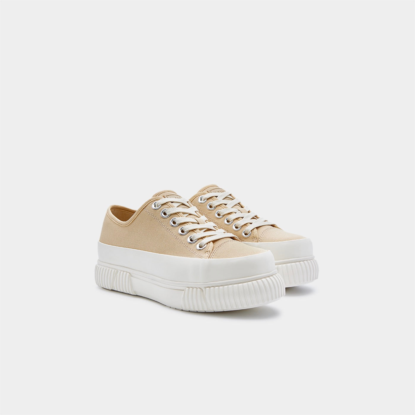 Sneakers Classic Platform Low - White/Beige