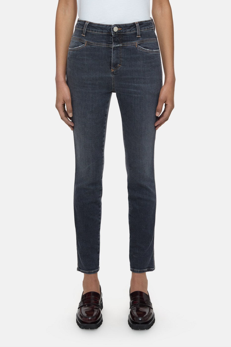 Jeans Skinny Pusher - Dark Grey - Femme
