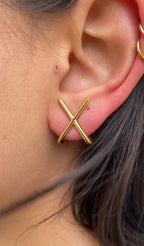 Boucles D'Oreilles Cross