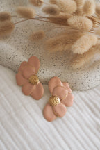 Boucles D'Oreilles Iris Roses