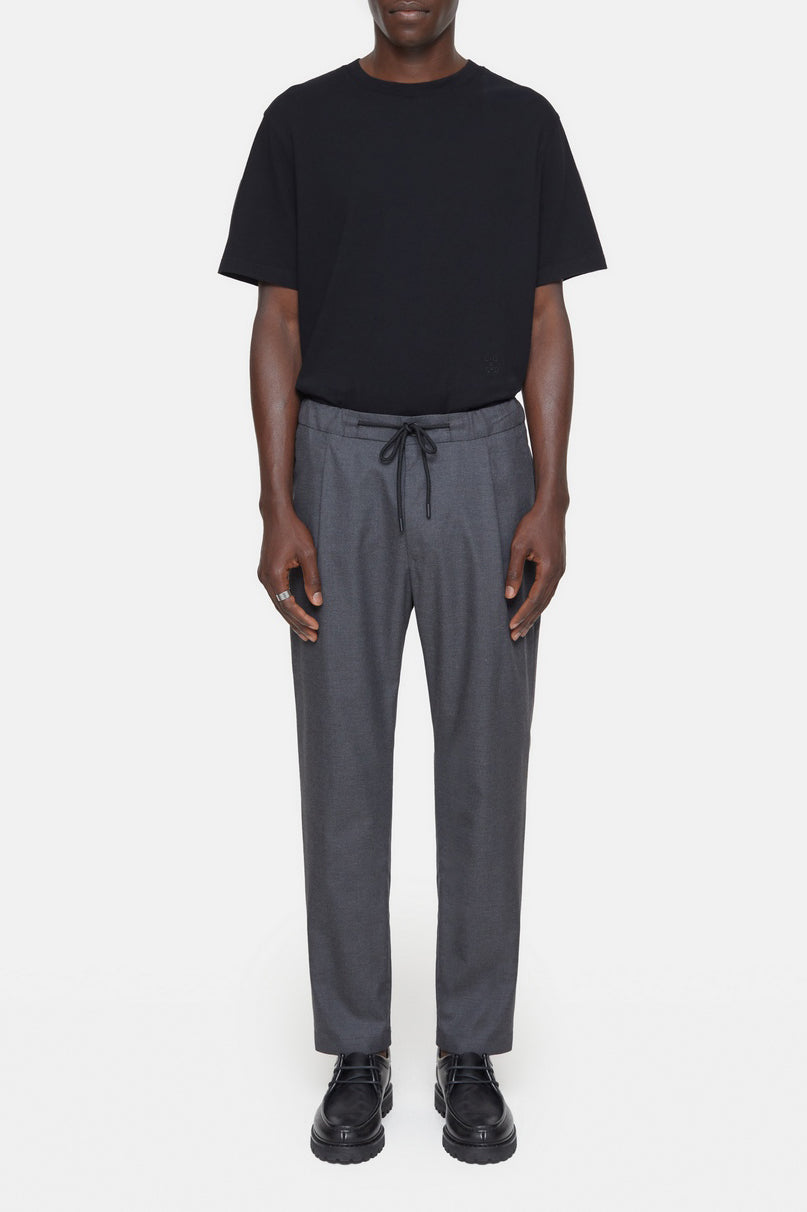 Pantalon Vigo Tapered - Dark Grey Melange - Homme