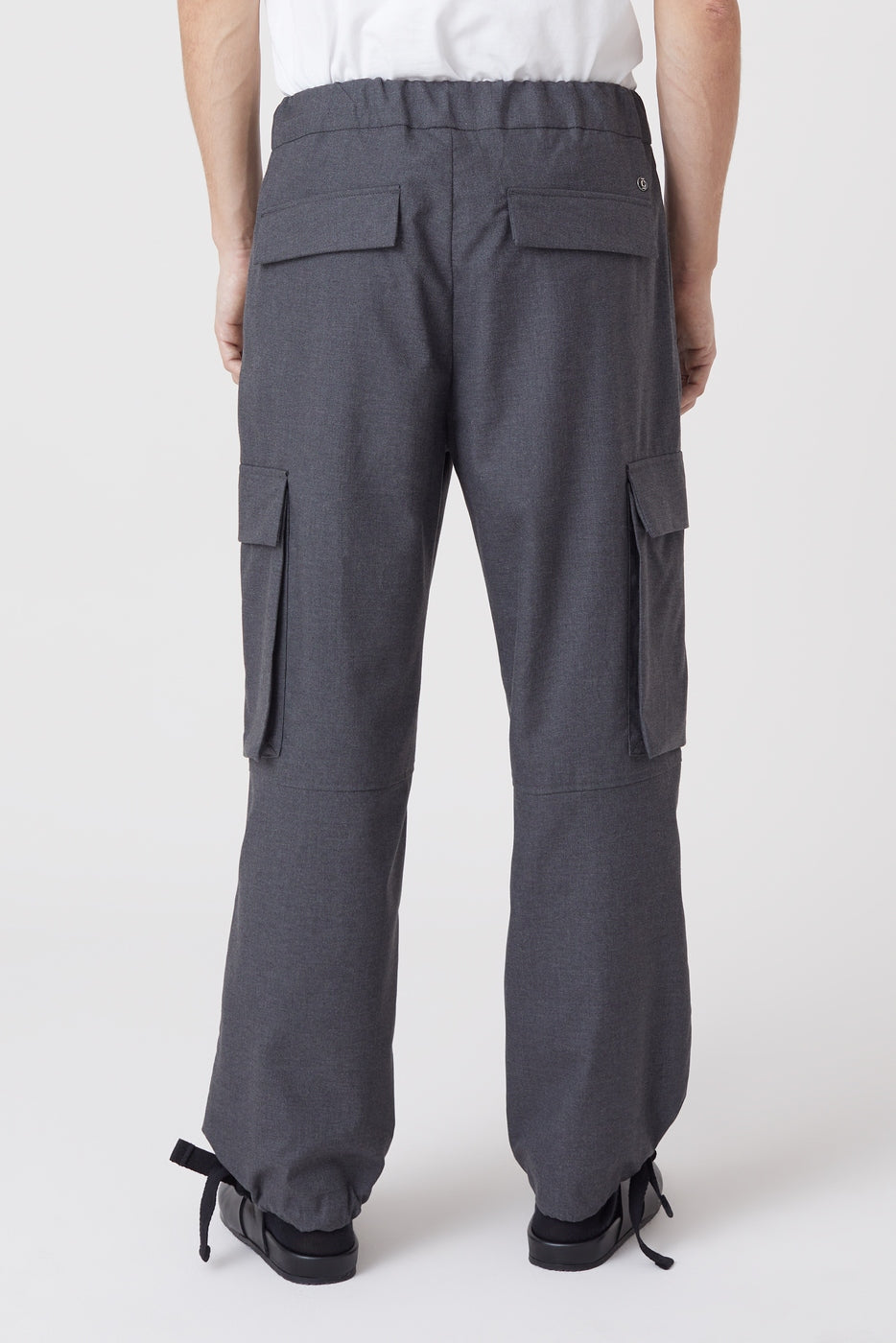Pantalon Freeport Wide - Dark Grey Melange - Homme