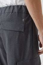 Pantalon Freeport Wide - Dark Grey Melange - Homme
