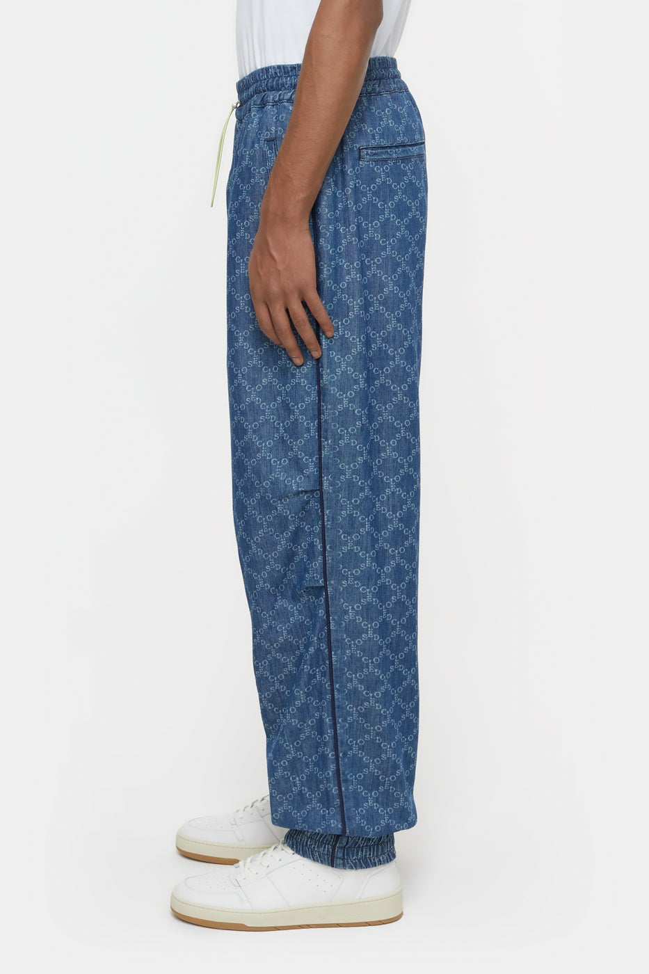 Jeans Track Suit Pants - Mid Blue - Homme