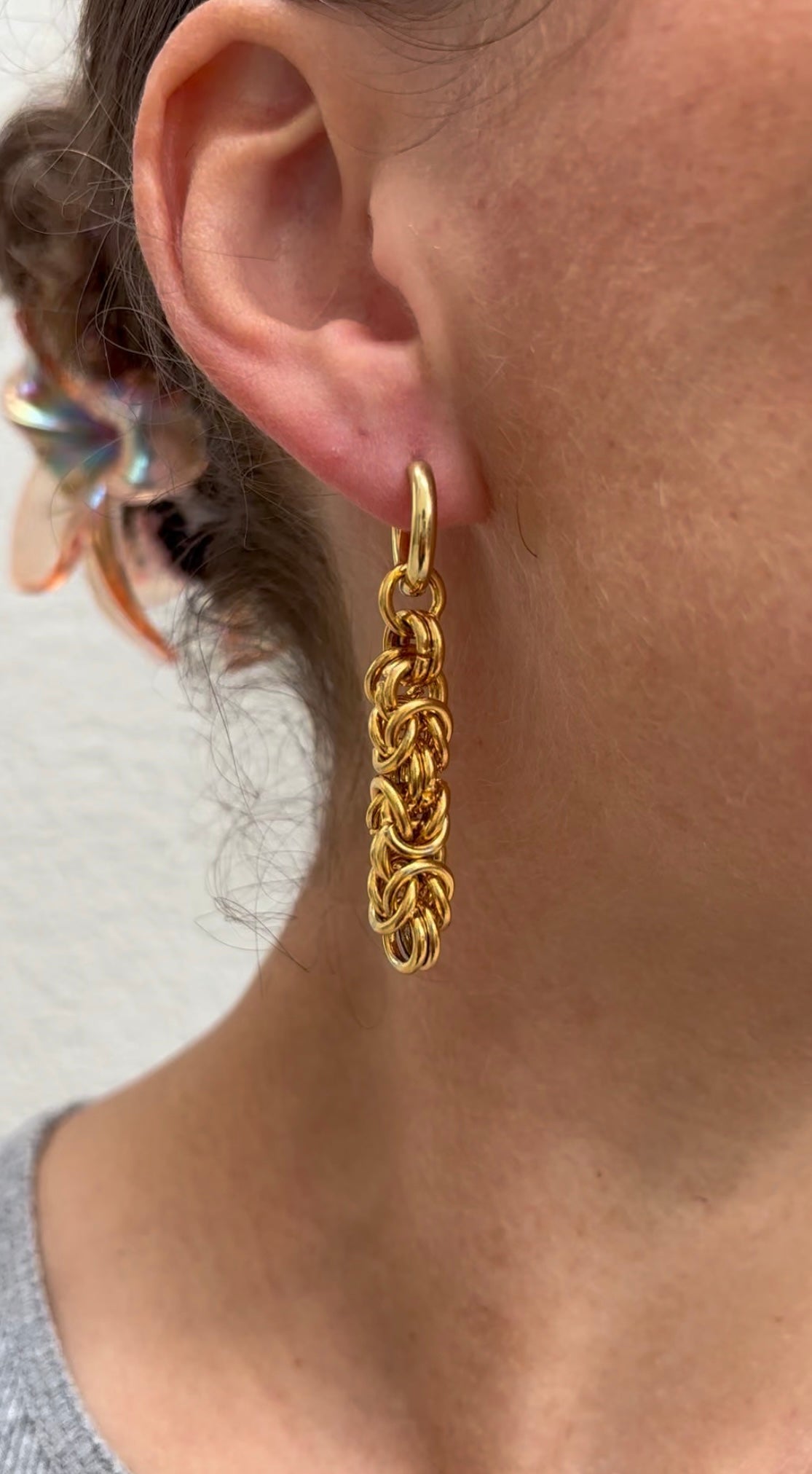 Boucles D'Oreilles Vintage Chain