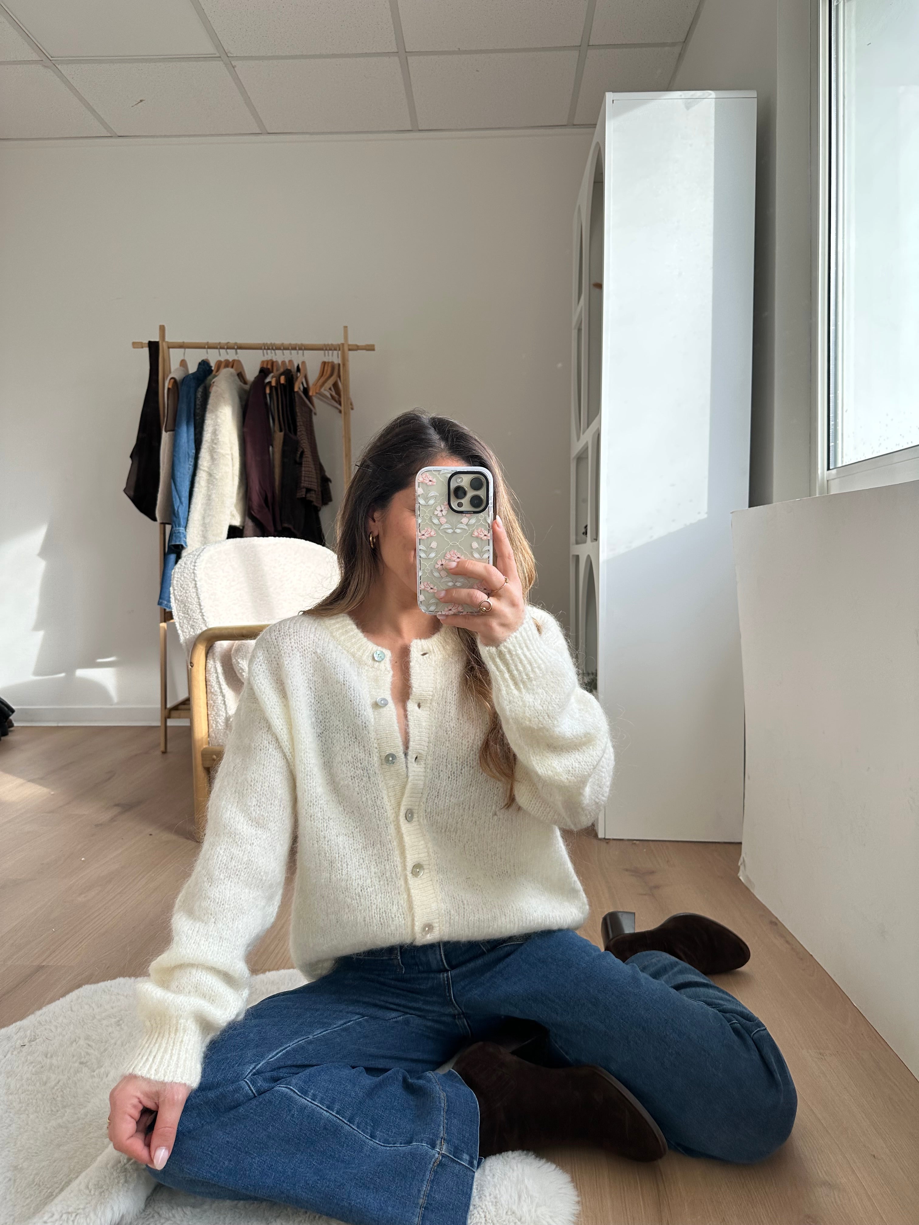 Cardigan Garance Écru