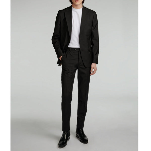 Fursac - Costume En Toile De Laine Noire