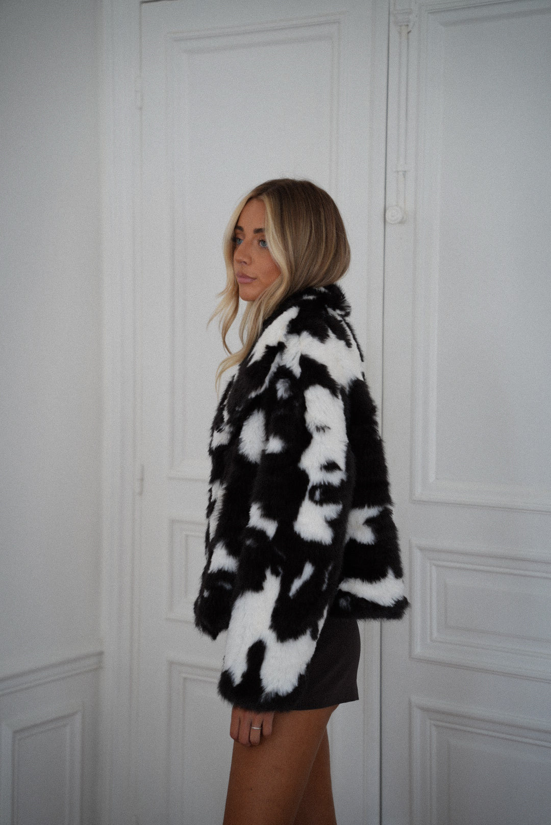 Manteau Fourrure Jaelle - Chocolat