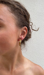Boucles D'Oreilles Twisted Cubic