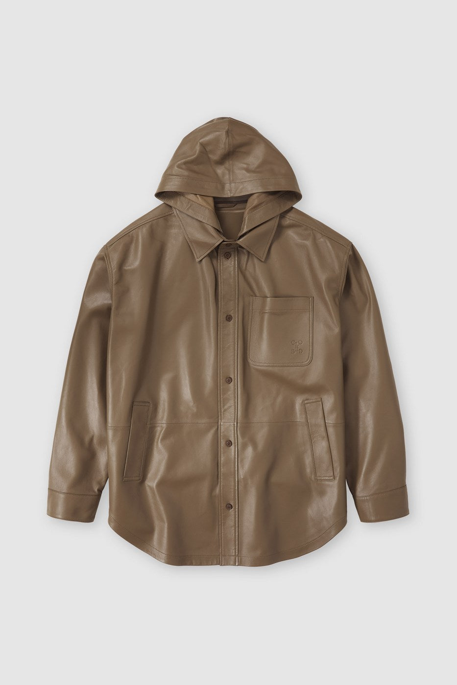 Chemise À Capuche - Teak Wood - Homme