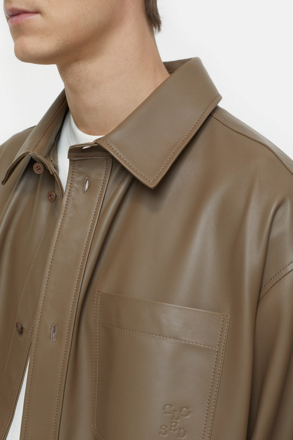 Chemise À Capuche - Teak Wood - Homme
