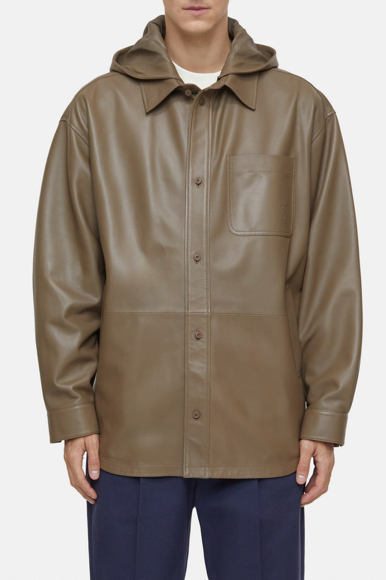 Chemise À Capuche - Teak Wood - Homme