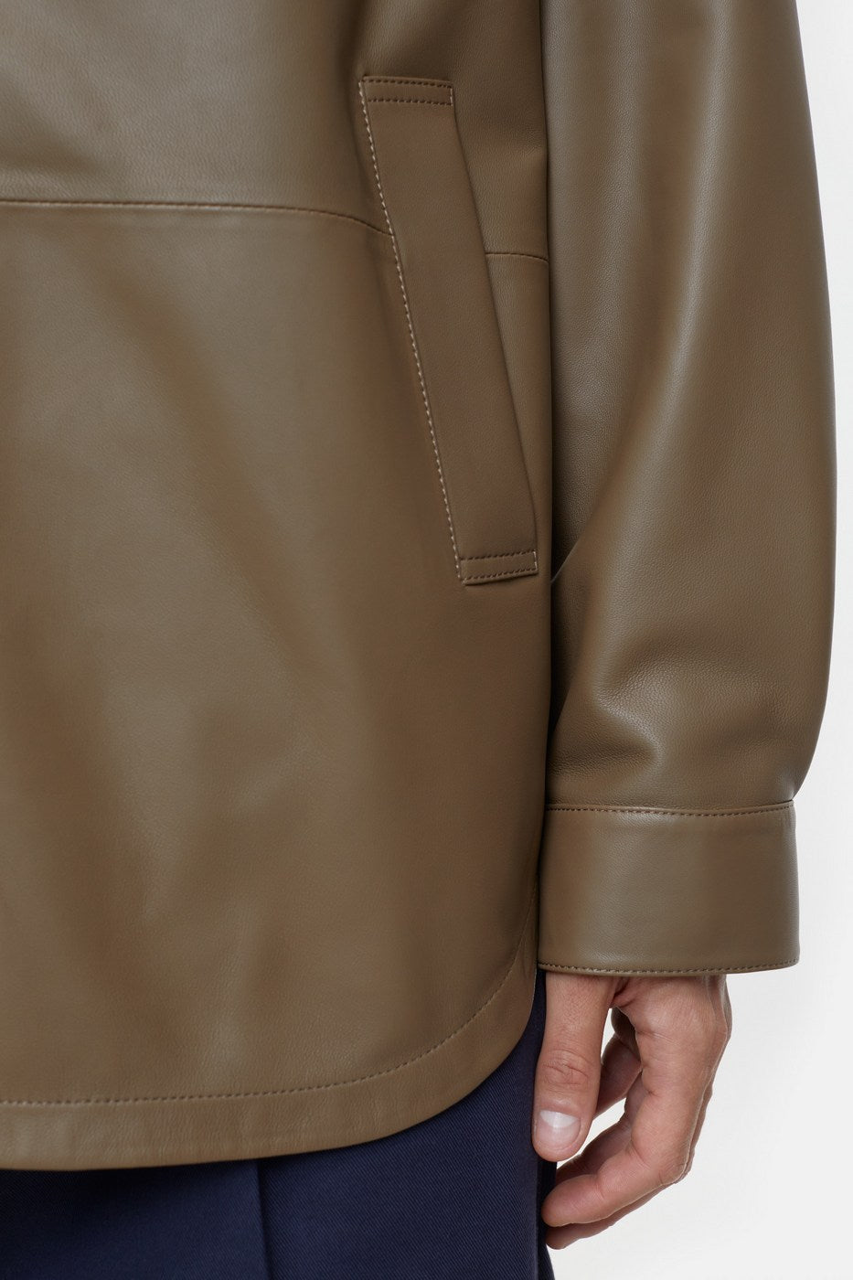 Chemise À Capuche - Teak Wood - Homme