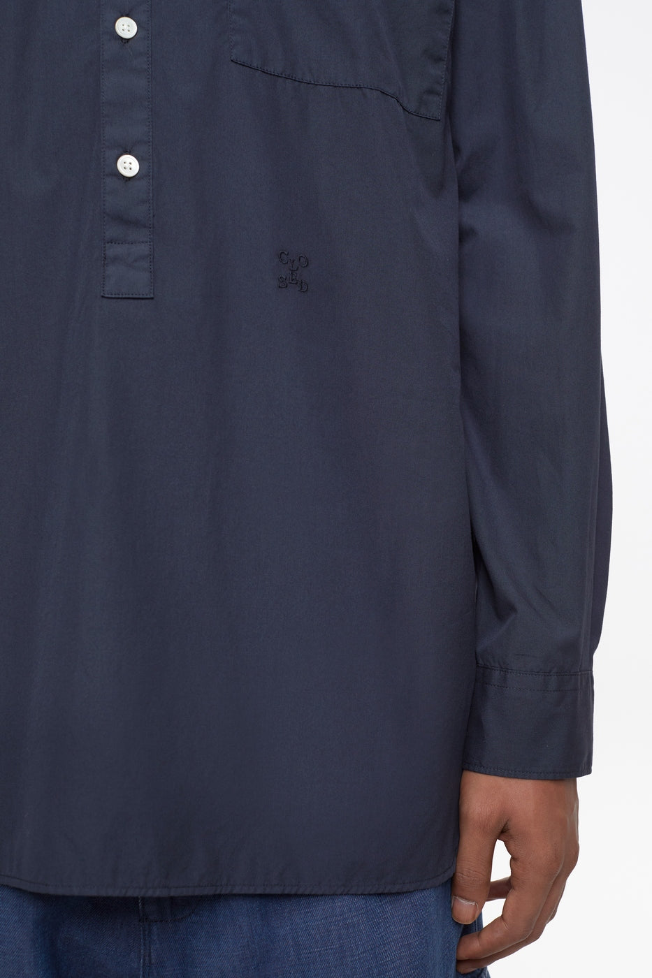 Tunique Sans Col - Dark Night - Homme