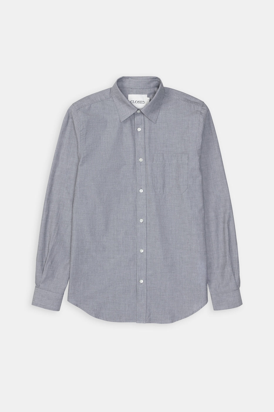 Chemise Basique - Grey Heather Melange - Homme