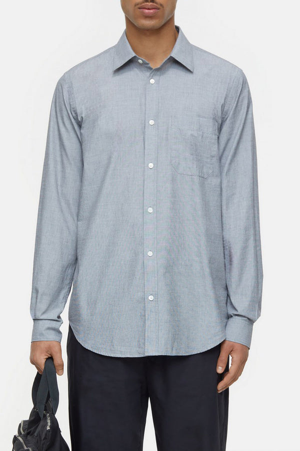 Chemise Basique - Grey Heather Melange - Homme