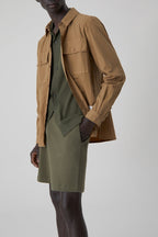 Chemise Utilitaire Avec Écussons Aux Coudes - Nutmeg - Homme