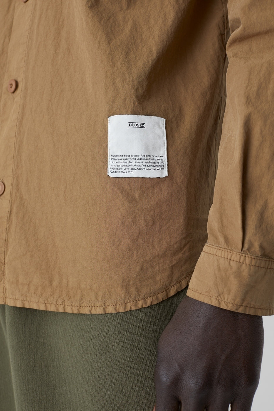 Chemise Utilitaire Avec Écussons Aux Coudes - Nutmeg - Homme
