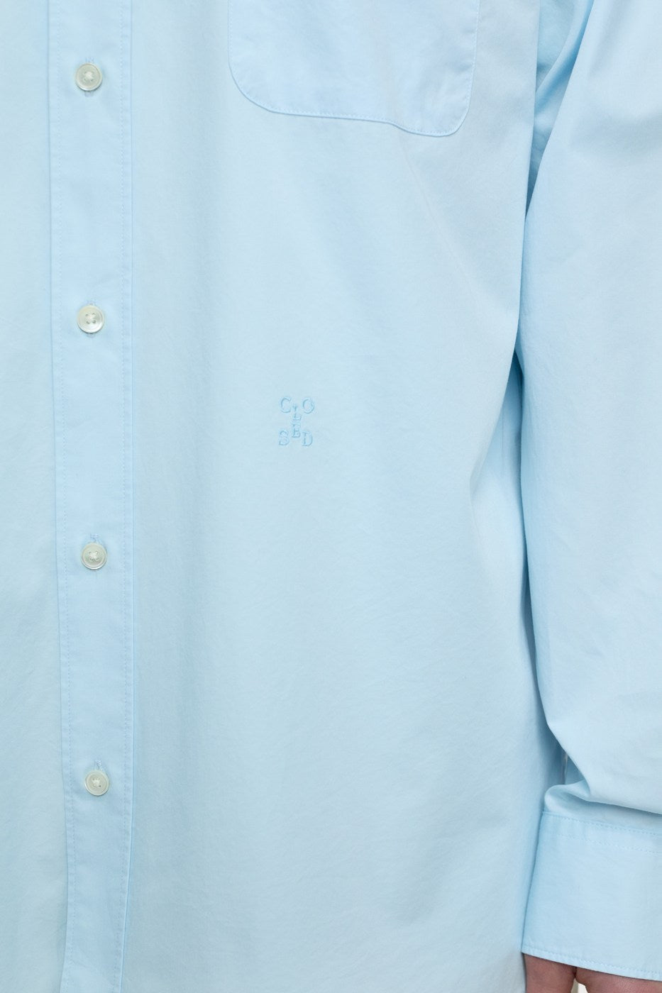 Chemise À Manche Longues - Glint Blue - Homme