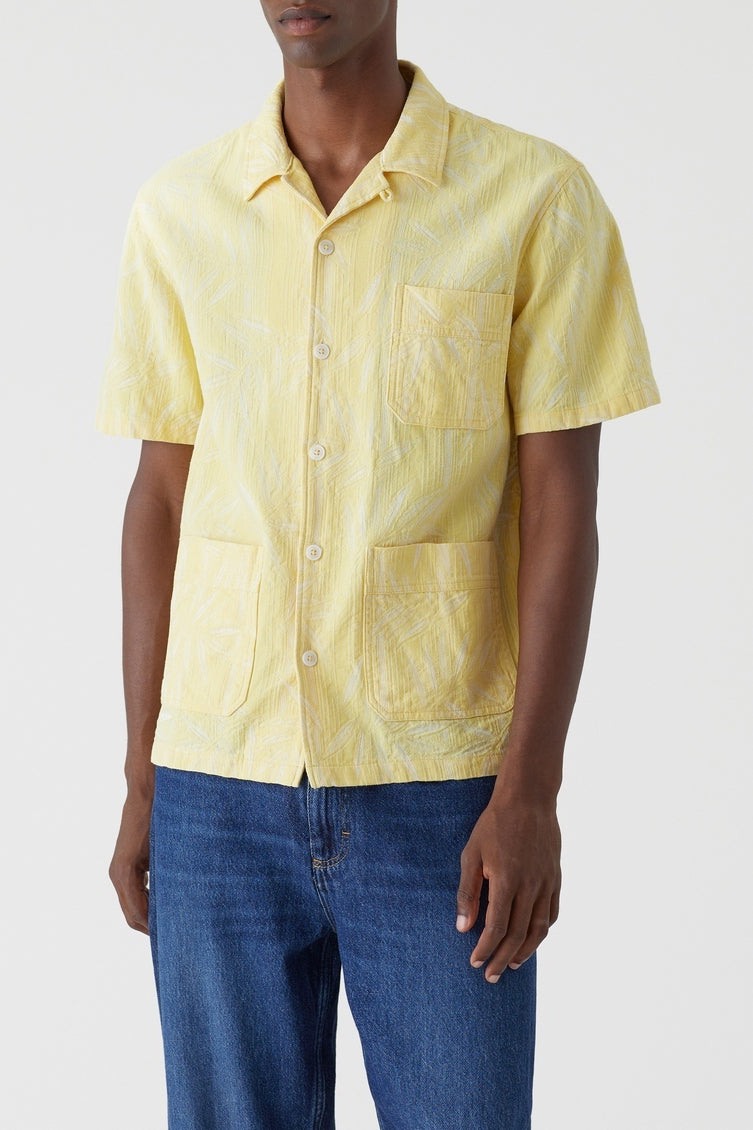 Chemise À Manche Courtes Utilitaire - Yellow Orchid - Homme