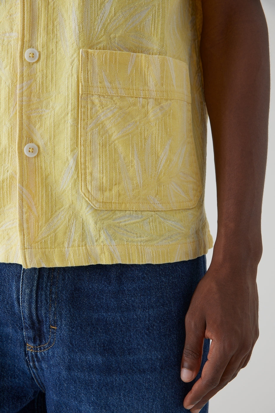 Chemise À Manche Courtes Utilitaire - Yellow Orchid - Homme