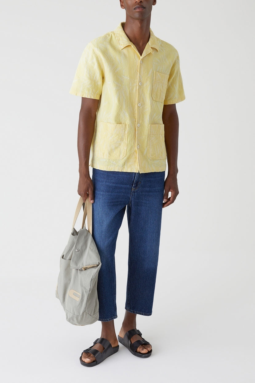 Chemise À Manche Courtes Utilitaire - Yellow Orchid - Homme