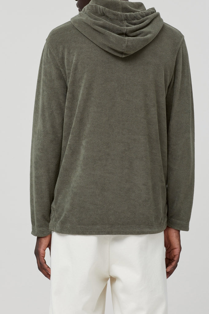 Closed - T-Shirt Hooded - Dried Basil - Homme