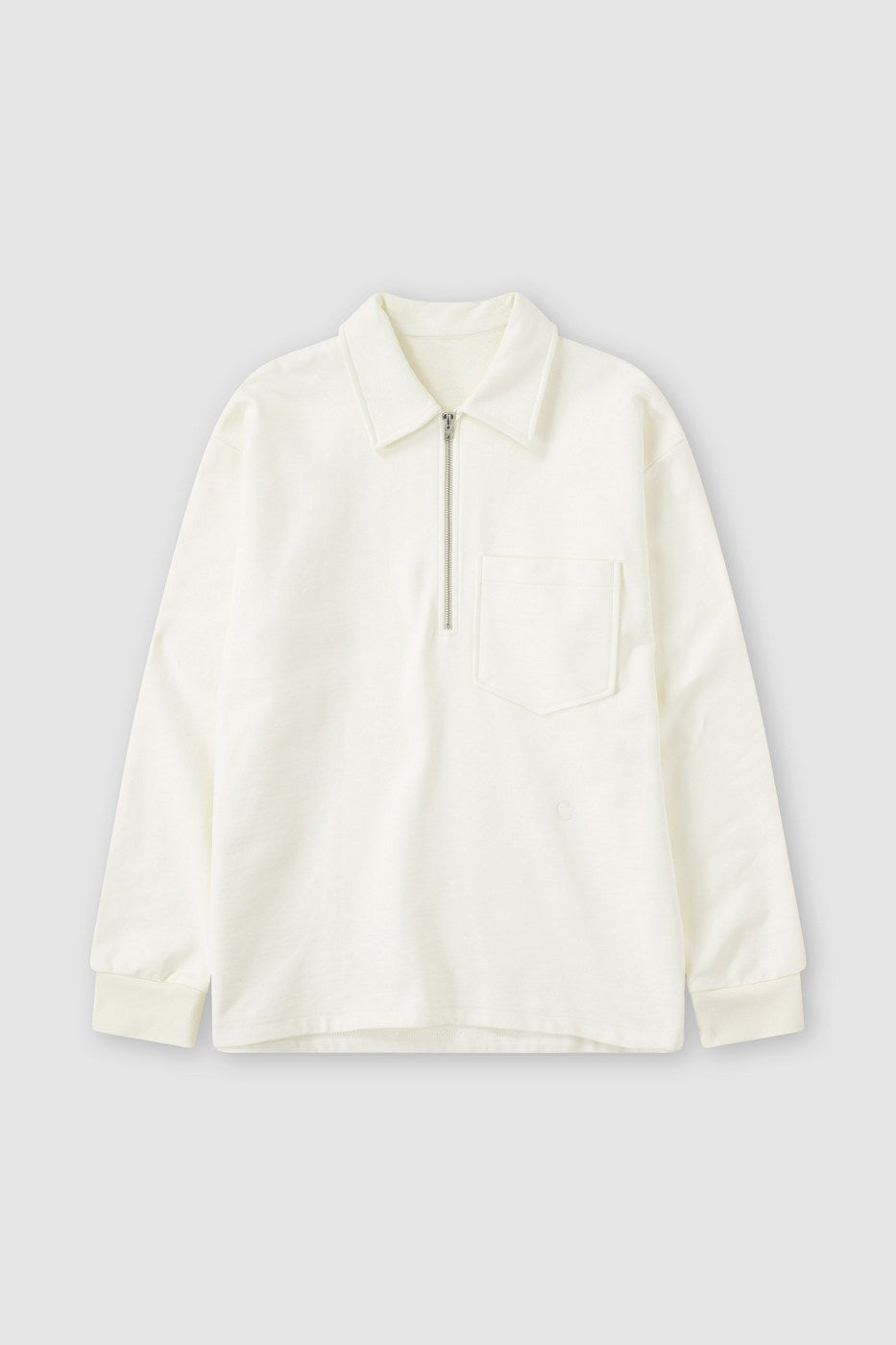 T-Shirts Zip-Up Polo - Black - Homme