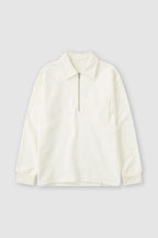 T-Shirts Zip-Up Polo - Black - Homme