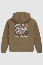 T-Shirts Dog Printed Hoodie - Urban Beige - Homme