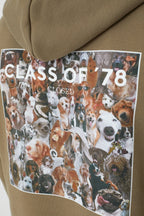 T-Shirts Dog Printed Hoodie - Urban Beige - Homme