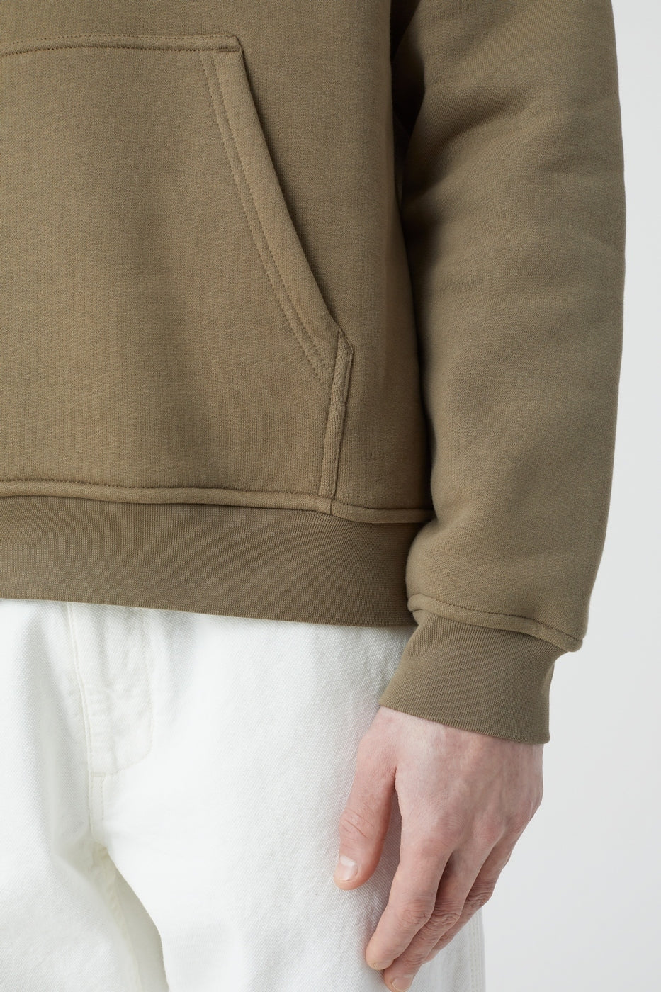 T-Shirts Dog Printed Hoodie - Urban Beige - Homme