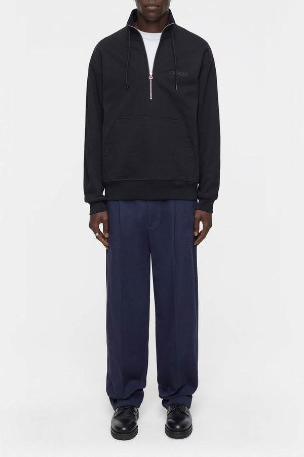 T-Shirts Half Zip Sweat - Urban Beige - Homme