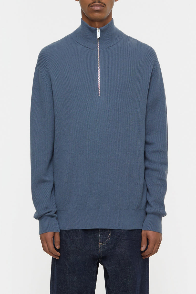 Half Zip Jumper - Industrial Blue - Homme