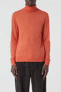 Rollneck Long Sleeve - Ember Red - Homme
