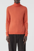 Rollneck Long Sleeve - Ember Red - Homme