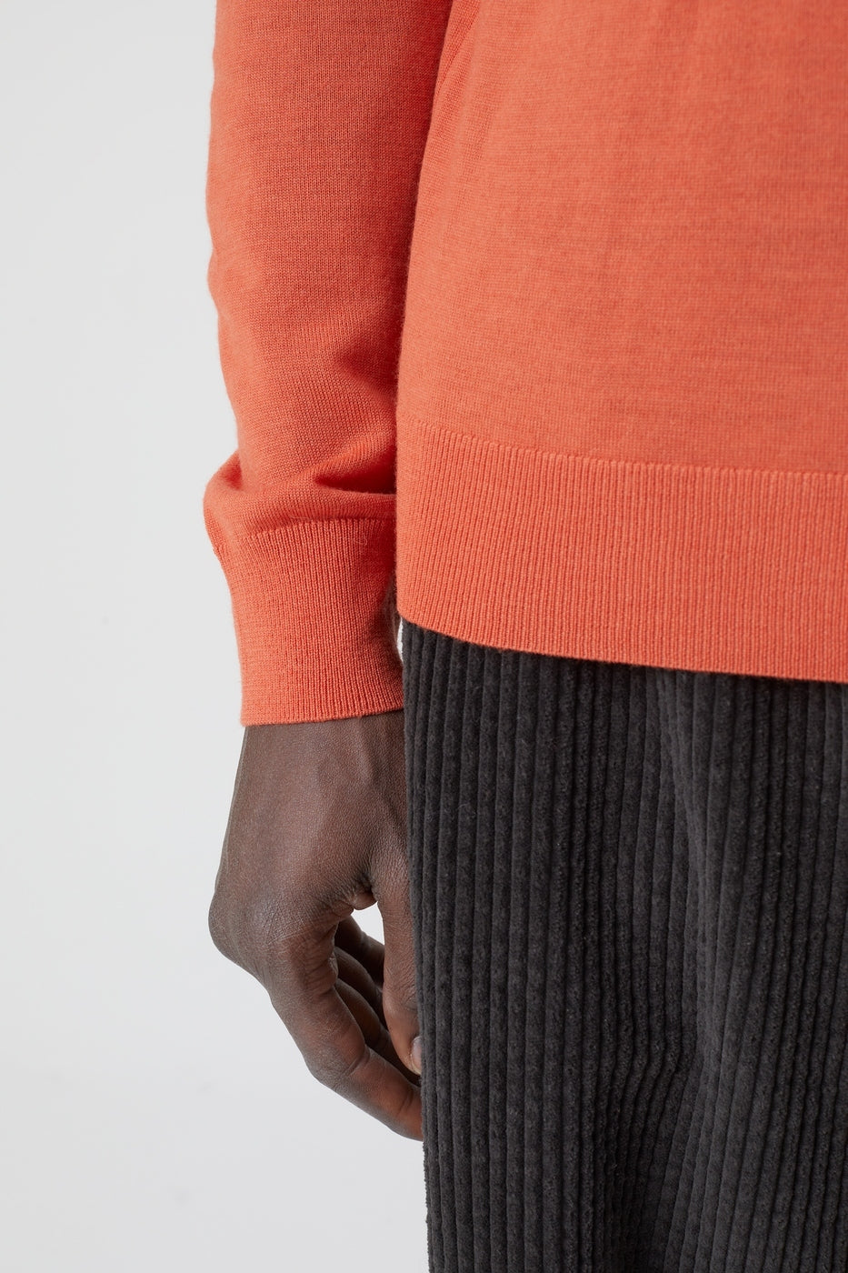 Rollneck Long Sleeve - Ember Red - Homme