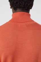 Rollneck Long Sleeve - Ember Red - Homme