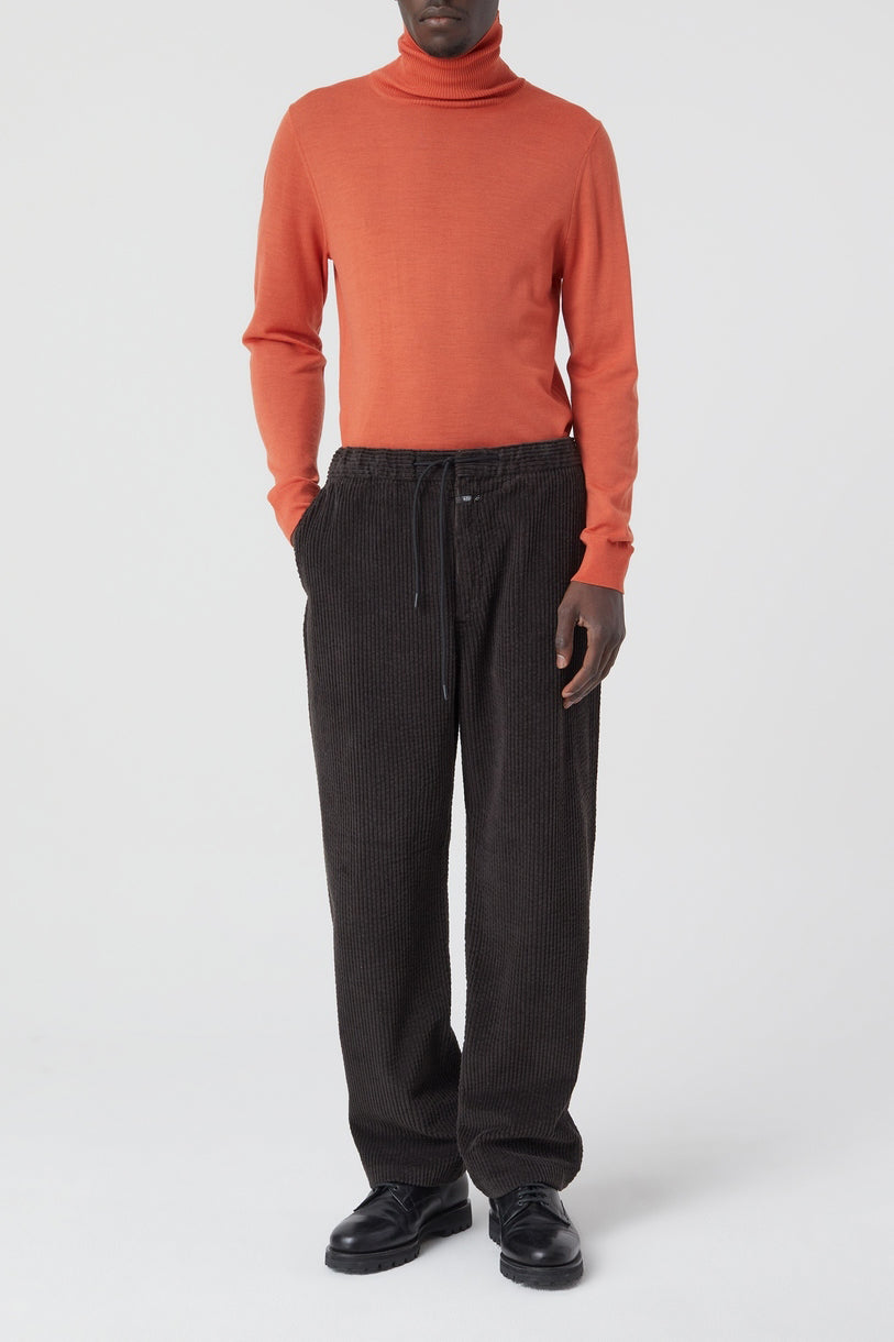 Rollneck Long Sleeve - Ember Red - Homme