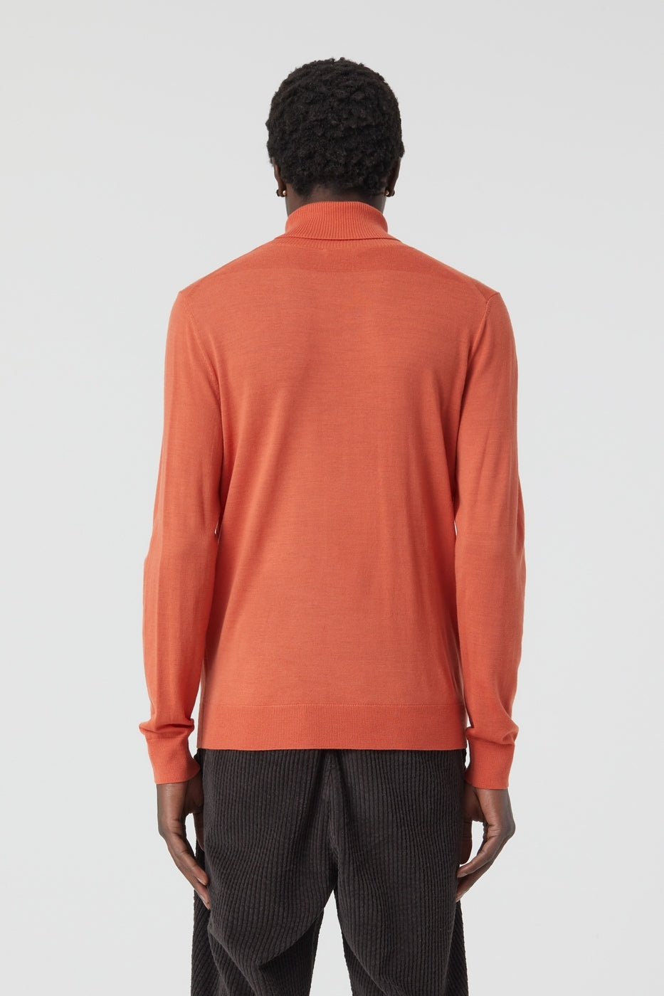 Rollneck Long Sleeve - Ember Red - Homme