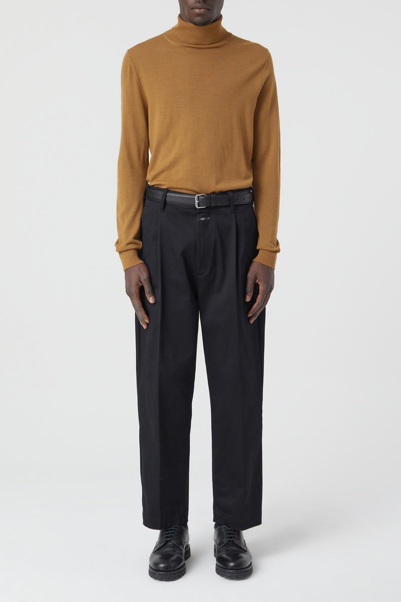 Rollneck Long Sleeve - Dried Tabaco - Homme