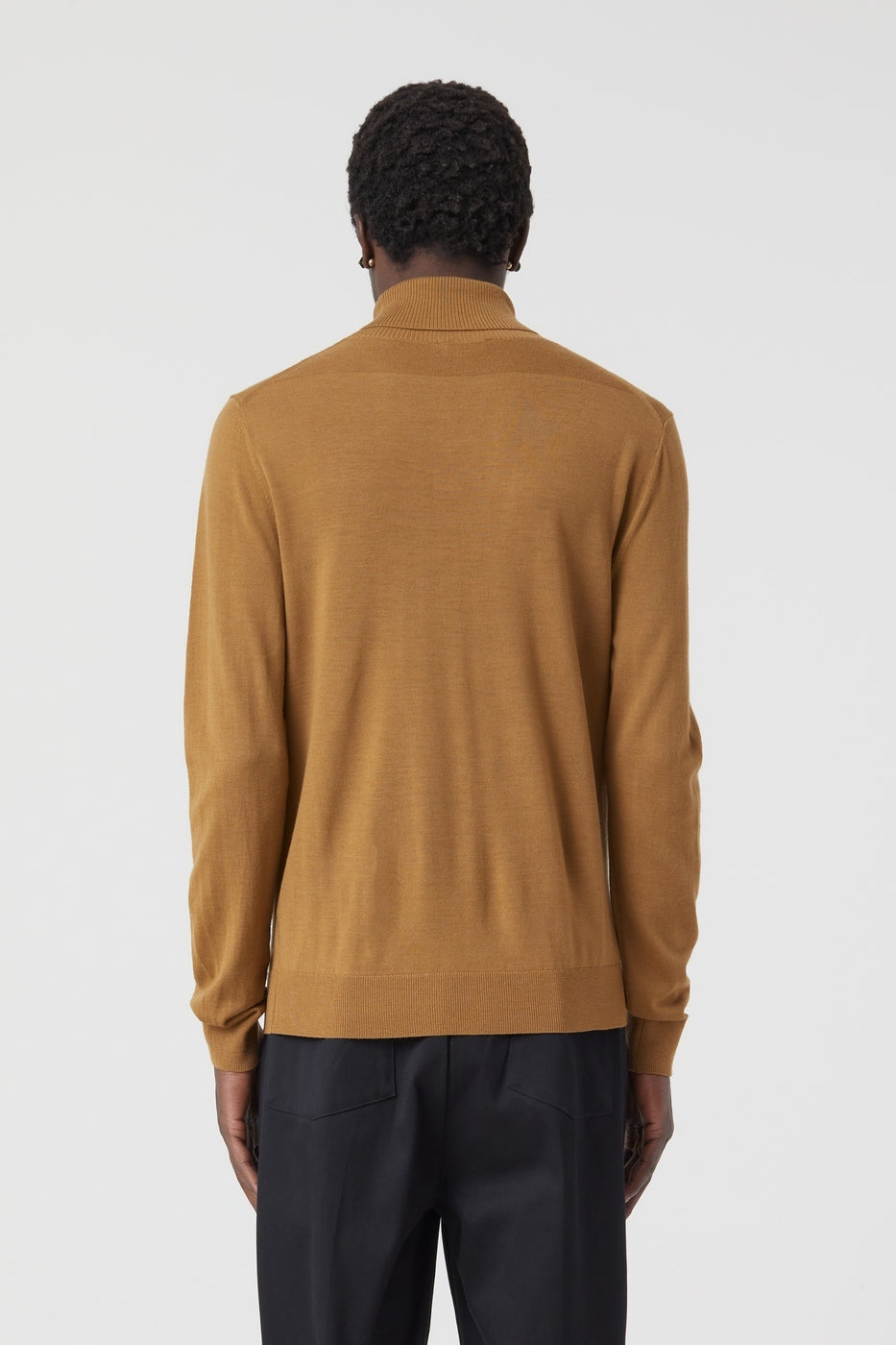 Rollneck Long Sleeve - Dried Tabaco - Homme