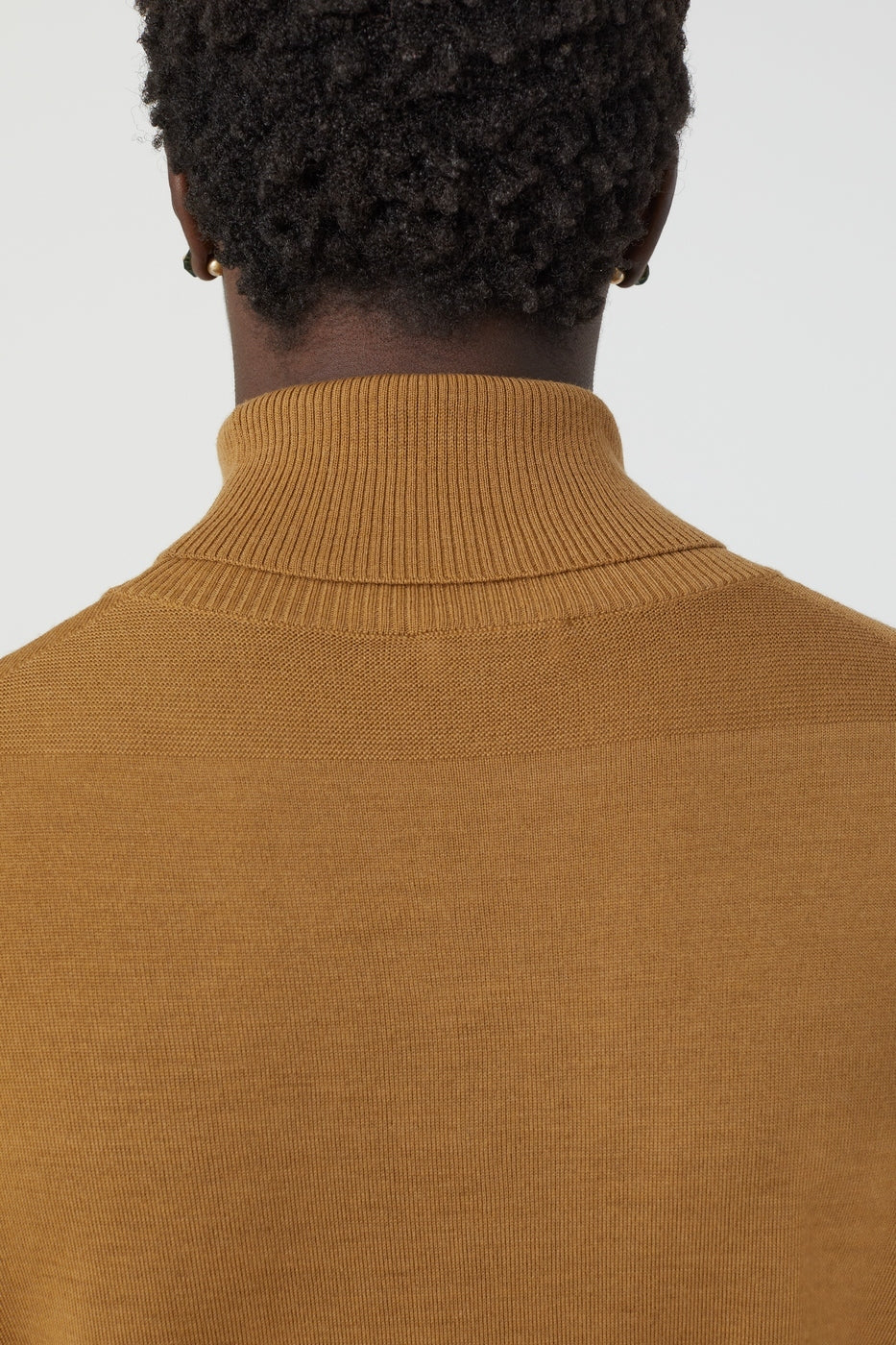 Rollneck Long Sleeve - Dried Tabaco - Homme